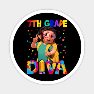 7th Grade Diva Back To School Magnet